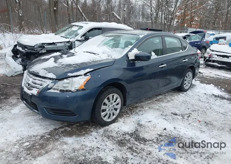 2013 Nissan Sentra Sv from USA, damaged, VIN 3N1AB7AP4DL723901